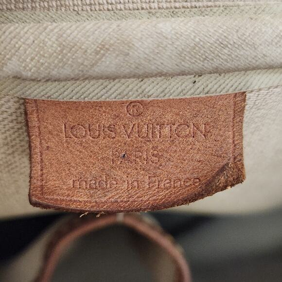 Authentic Vintage Louis Vuitton Deauville Bag Monogram Canvas 90s Retro Luxury - Picture 15 of 16